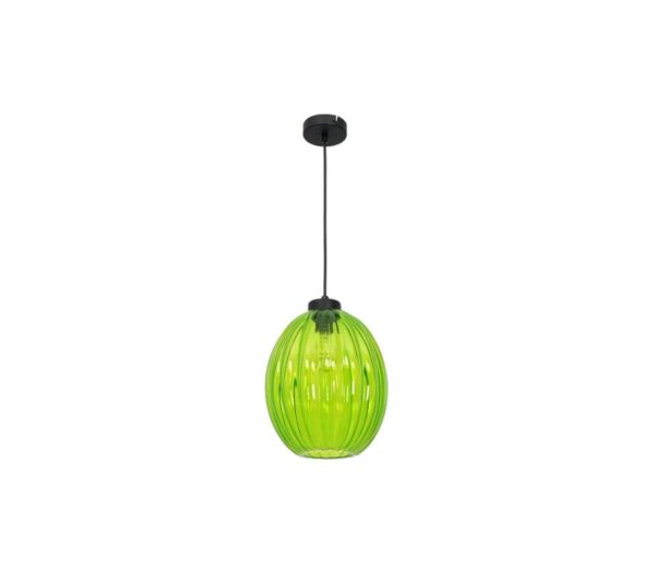 Csillár zsinóron BLICK 1xE27/60W/230V zöld