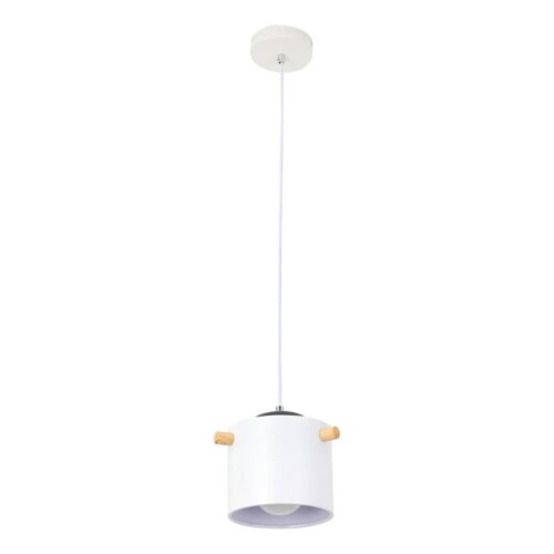 Csillár zsinóron BODO 1xE27/60W/230V fehér