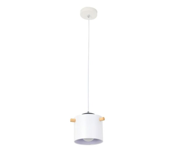 Csillár zsinóron BODO 1xE27/60W/230V fehér