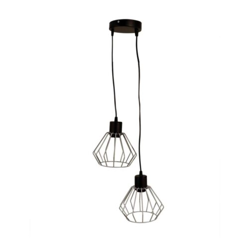 Csillár zsinóron BONOX 2xE27/60W/230V