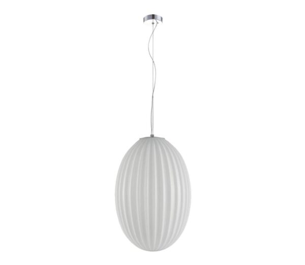 Csillár zsinóron BRAGA 1xE27/60W/230V fehér