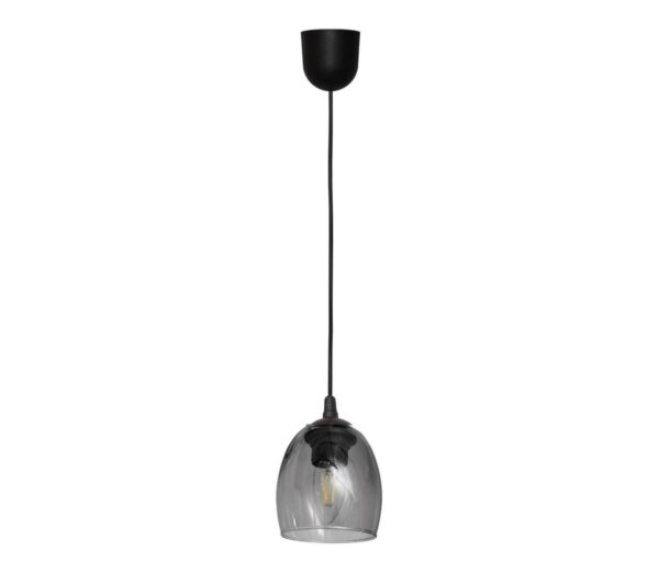 Csillár zsinóron BRILLANT 1xE27/15W/230V szürke