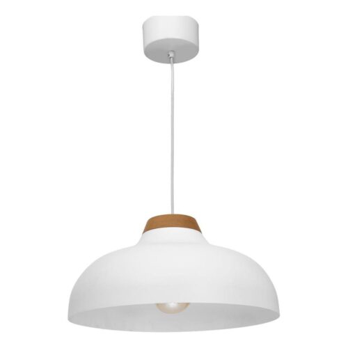 Csillár zsinóron BURGOS 1xE27/60W/230V fehér