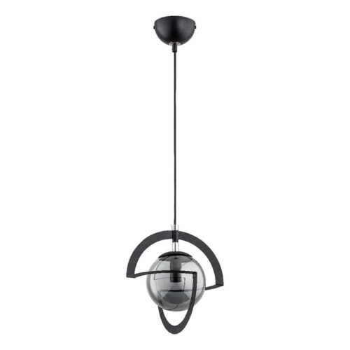 Csillár zsinóron CABRIO 1xE14/10W/230V fekete
