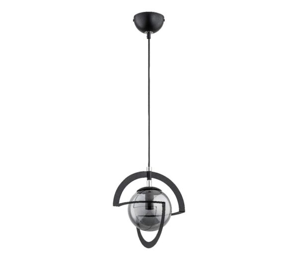 Csillár zsinóron CABRIO 1xE14/10W/230V fekete