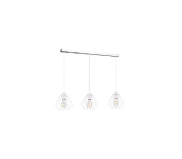 Csillár zsinóron CEED 3xE27/60W/230V fehér