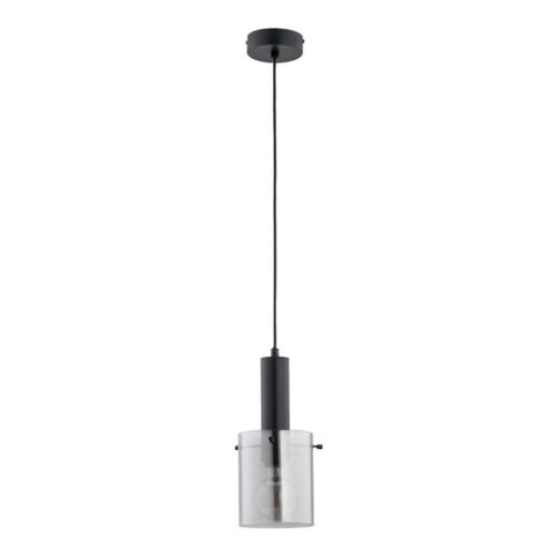 Csillár zsinóron CELIA 1xE27/60W/230V fekete