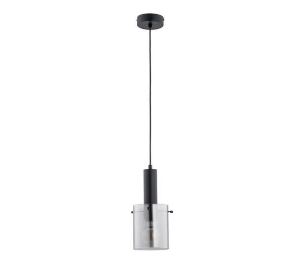 Csillár zsinóron CELIA 1xE27/60W/230V fekete