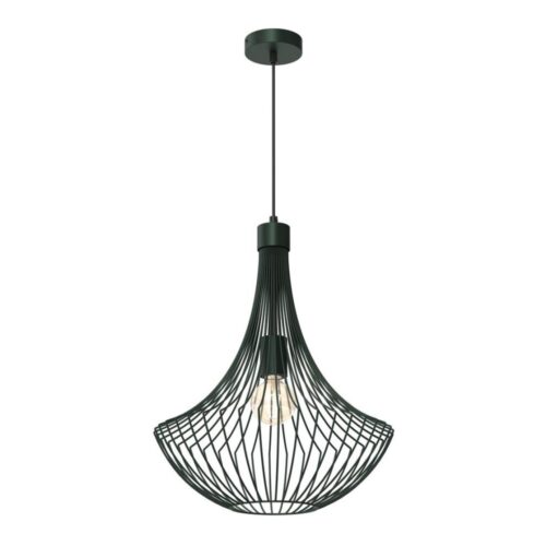 Csillár zsinóron CESTA 1xE27/60W/230V zöld