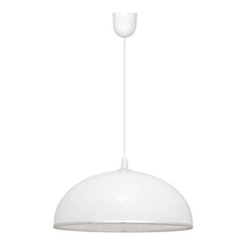 Csillár zsinóron CIRCLE 1xE27/15W/230V fehér