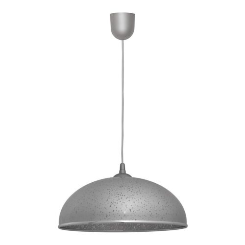 Csillár zsinóron CIRCLE 1xE27/15W/230V szürke