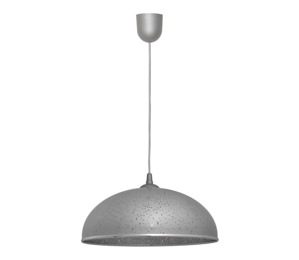 Csillár zsinóron CIRCLE 1xE27/15W/230V szürke