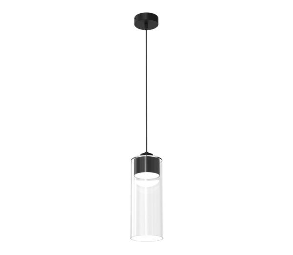 Csillár zsinóron CLARISSA 1xGX53/12W/230V fekete