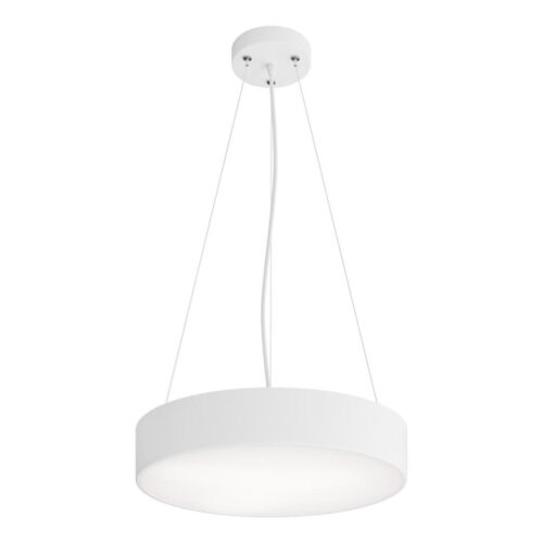 Csillár zsinóron CLEO 3xE27/24W/230V átm. 40 cm fehér