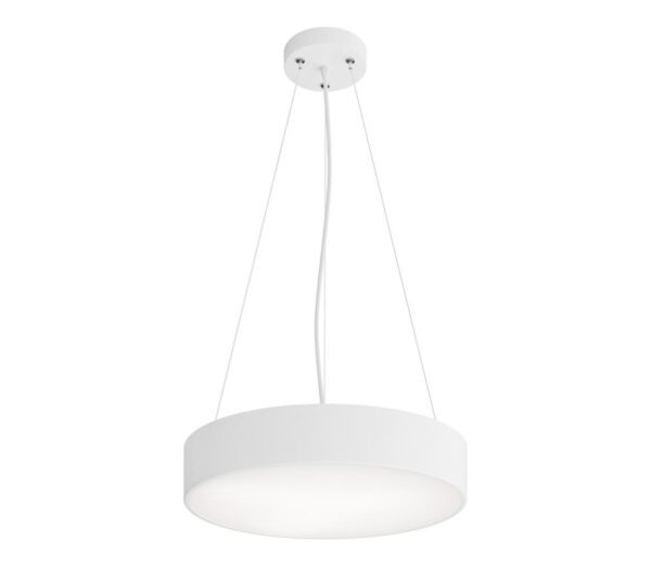 Csillár zsinóron CLEO 3xE27/24W/230V átm. 40 cm fehér