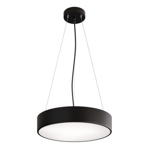 Csillár zsinóron CLEO 3xE27/24W/230V átm. 40 cm fekete