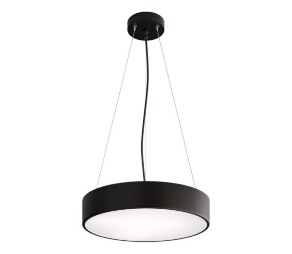 Csillár zsinóron CLEO 3xE27/24W/230V átm. 40 cm fekete