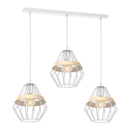 Csillár zsinóron CLIF 3xE27/60W/230V