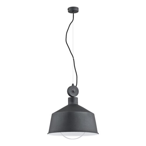 Csillár zsinóron CORA 1xE27/15W/230V szürke
