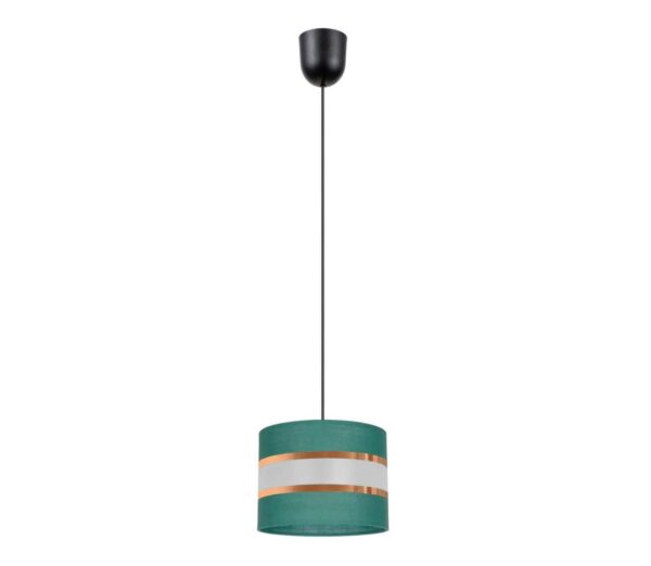 Csillár zsinóron CORAL 1xE27/60W/230V á. 20 cm zöld