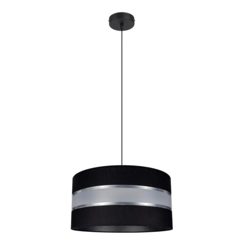 Csillár zsinóron CORAL 1xE27/60W/230V fekete
