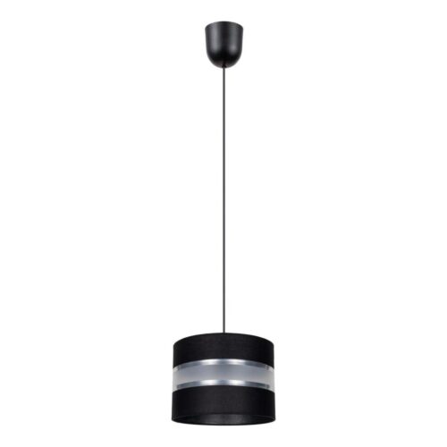 Csillár zsinóron CORAL S 1xE27/60W/230V fekete