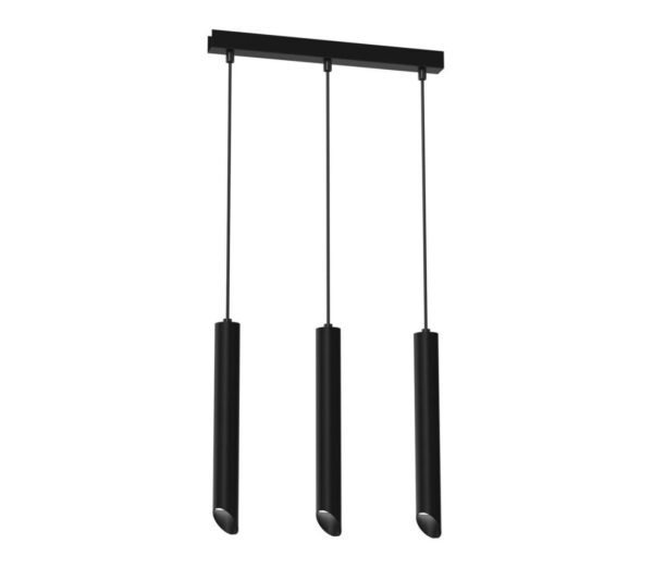 Csillár zsinóron CORTE 3xGU10/8W/230V fekete