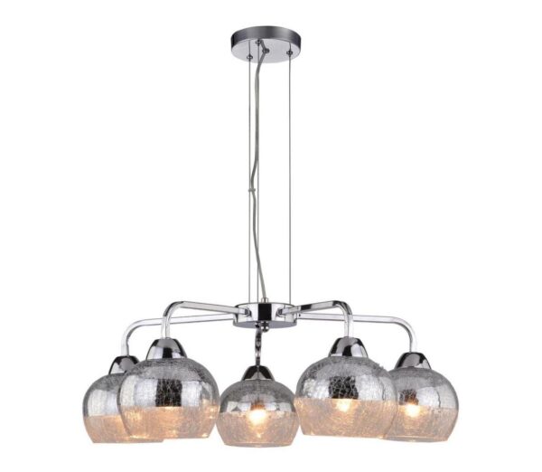 Csillár zsinóron CROMINA 5xE27/60W/230V