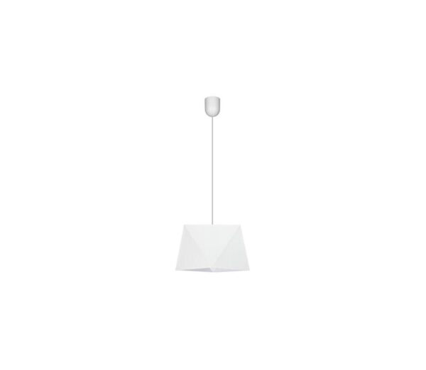Csillár zsinóron DIAMENT 1xE27/60W/230V fehér