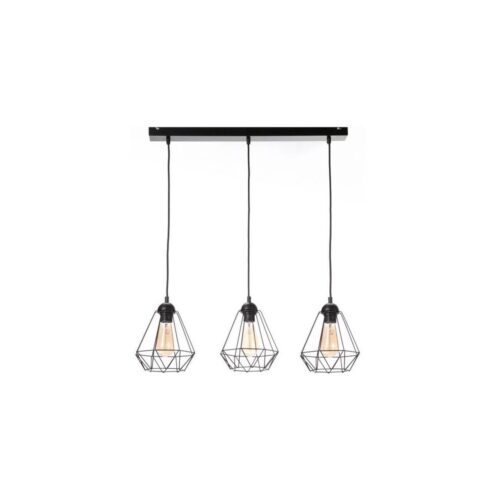 Csillár zsinóron DIAMENT MINI 3xE27/60W/230V