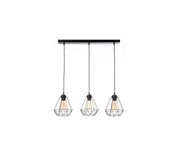 Csillár zsinóron DIAMENT MINI 3xE27/60W/230V