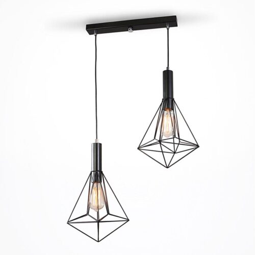 Csillár zsinóron DIAMOND 2xE27/60W/230V