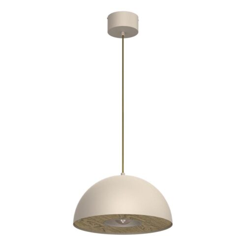 Csillár zsinóron ELGUND 1xE27/15W/230V átm. 35 cm bézs