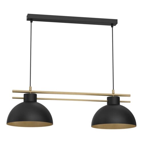 Csillár zsinóron ESTATE 2xE27/15W/230V fekete