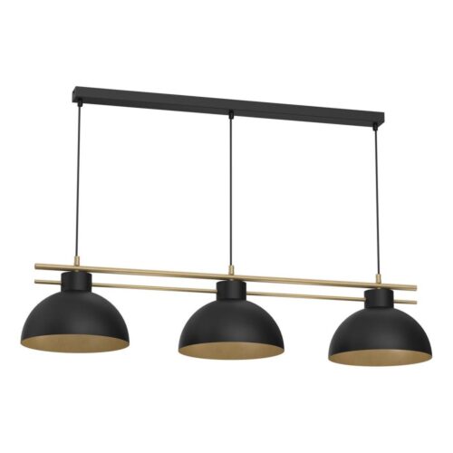 Csillár zsinóron ESTATE 3xE27/15W/230V fekete