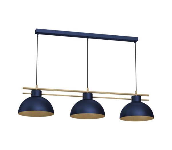 Csillár zsinóron ESTATE 3xE27/15W/230V kék