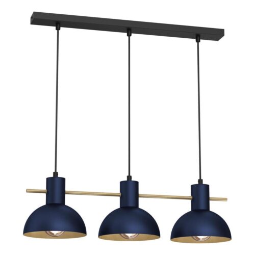 Csillár zsinóron ESTATE MINI 3xE27/15W/230V kék