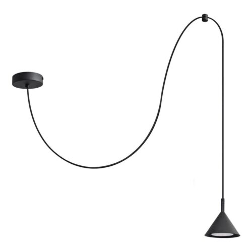Csillár zsinóron ETNA LONG 1xGX53/15W/230V fekete