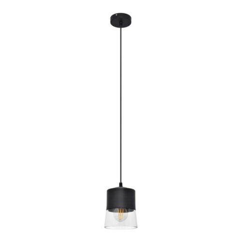 Csillár zsinóron FERGIE 1xE27/15W/230V fekete