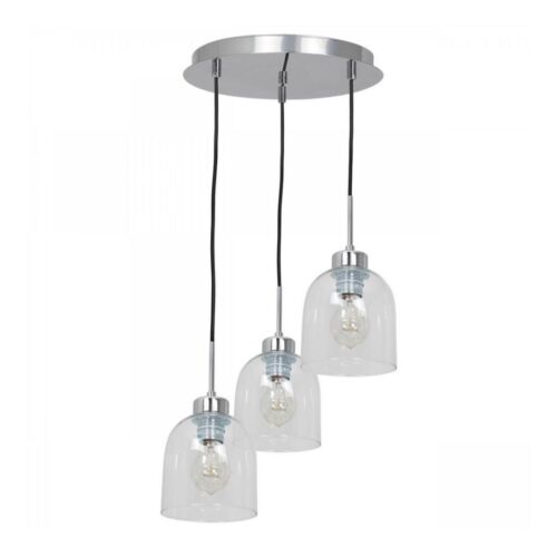 Csillár zsinóron FILL 3xE27/60W/230V kerek