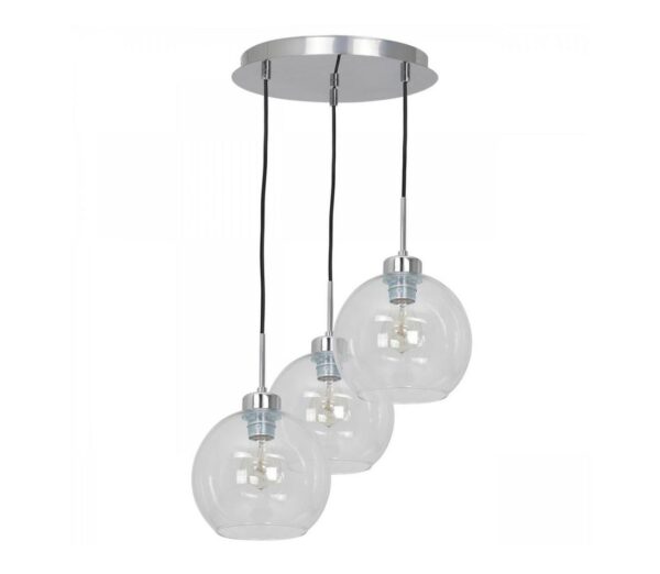 Csillár zsinóron FILL 3xE27/60W/230V kerek
