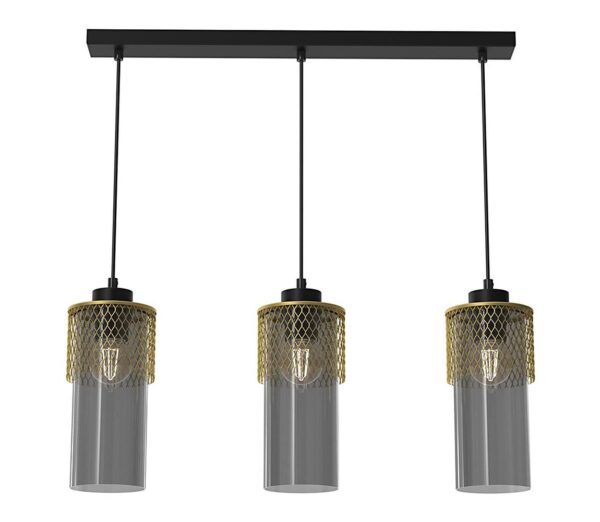 Csillár zsinóron GLAM 3xE27/60W/230V