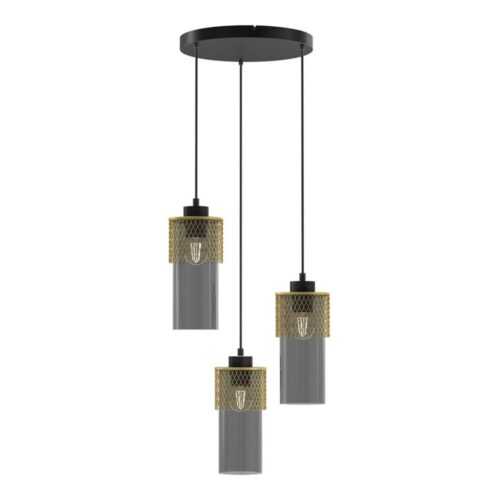 Csillár zsinóron GLAM 3xE27/60W/230V