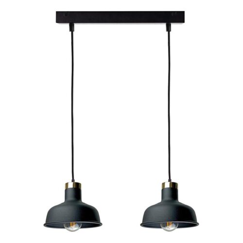Keter Lighting Csillár zsinóron HEBE 2xE27/60W/230V fekete