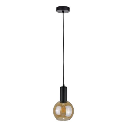 Keter Lighting Csillár zsinóron JANTAR BLACK 1xE27/60W/230V