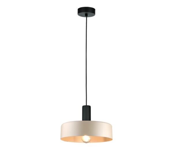 Keter Lighting Csillár zsinóron LATTE 1xE27/60W/230V bézs/fekete