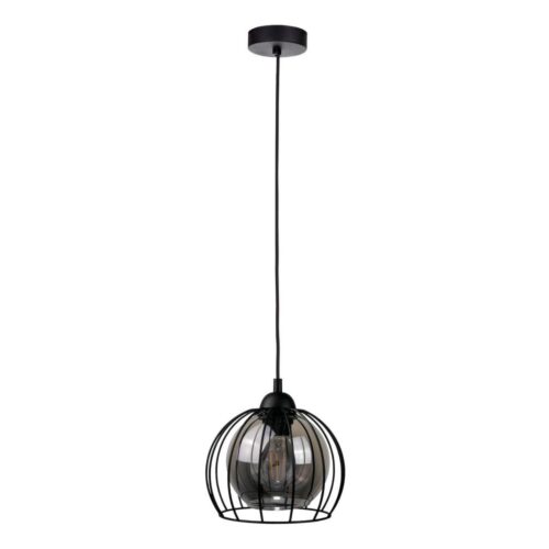 Keter Lighting Csillár zsinóron SOLO BLACK 1xE27/60W/230V