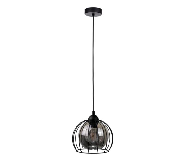 Keter Lighting Csillár zsinóron SOLO BLACK 1xE27/60W/230V