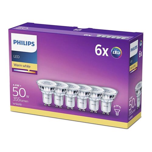 Philips CSOMAG 6x LED Izzó Philips GU10/4