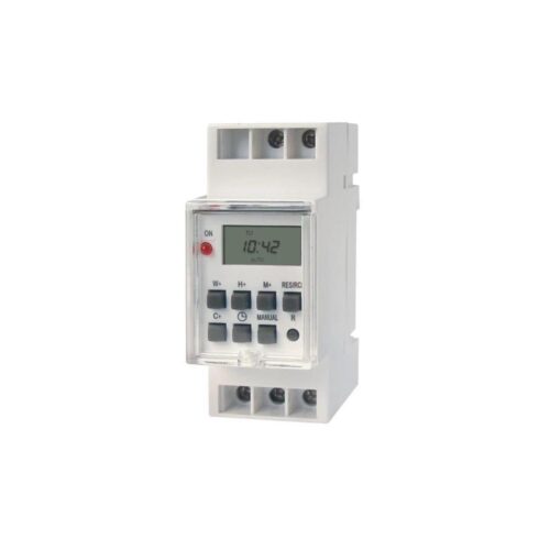 Geti Digitális kapcsolóóra DIN sínhez 3680W/230V